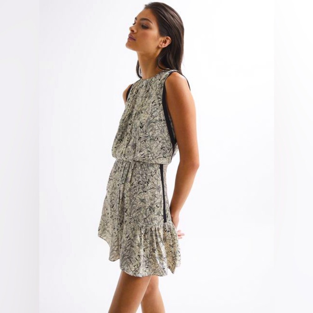Reiss Charlotte Floral Flippy Dress in Liberty Print